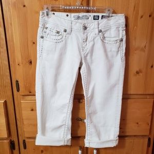 Miss Me Cuffed Capri